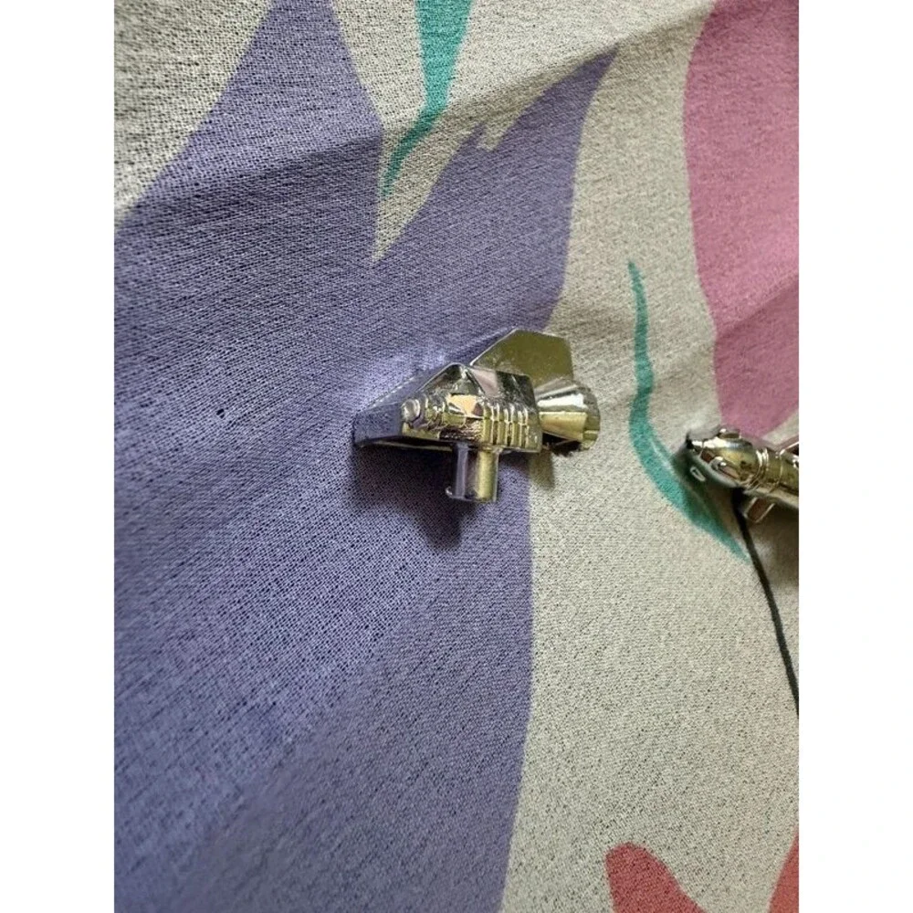 Vintage 1985 G1 Transformers Jumpstarter Weapons Pair Chrome Guns